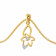 Mine Diamond Studded Casual Gold Pendant AJPENSP0518