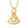 Mine Diamond Studded Casual Gold Pendant AJPENSP0855