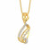 Mine Diamond Studded Casual Gold Pendant AJPENSP0883