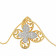 Mine Diamond Studded Casual Gold Pendant AJPPDS4325
