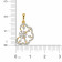Mine Diamond Studded Casual Gold Pendant AJPPDS4392