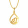 Mine Diamond Studded Casual Gold Pendant AJPPDS4621
