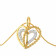 Mine Diamond Studded Casual Gold Pendant AJPPND3108