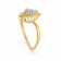 Mine Diamond Studded Casual Gold Ring AJRRNG10220