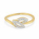 Mine Diamond Studded Casual Gold Ring AJRRNG8219