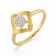 Mine Diamond Studded Casual Gold Ring AJRRNG9467