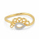 Mine Diamond Studded Casual Gold Ring AJRRNG9504