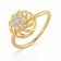 Mine Diamond Studded Casual Gold Ring AJRRNG9781