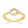 Mine Diamond Studded Casual Gold Ring AMR0111842