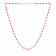 Precia Gemstone Studded Semi Long Gold Necklace ANDAAAAAAPCW