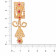 ERA Uncut Diamond Gold Earring ANDAAAAAAXRM