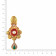 Ethnix 22 KT Gold Studded Dangle Earring ANDAAAAABHRU