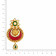 Ethnix 22 KT Gold Studded Chandbali Earring ANDAAAAABKBM