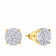 Mine Diamond Studded Studs Gold Earring ASESAE01819