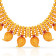 Divine 22 KT Gold Studded  Necklace BLRAAAABLAKR