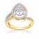 Mine Diamond Studded Broad Rings Gold Ring BMRFSET33RD