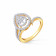 Mine Diamond Studded Broad Rings Gold Ring BMRFSET33RD
