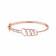 Caliesta Gold Oval Bangle BNDZL45841