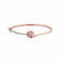 Caliesta Gold Oval Bangle BNDZL46063