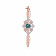 Caliesta Gold Oval Bangle BNDZL46066