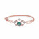 Caliesta Gold Oval Bangle BNDZL46066