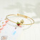 Starlet Gold Oval Bangle BNDZL46200