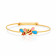 Starlet Gold Oval Bangle BNDZL46202