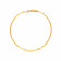 Starlet Gold Oval Bangle BNDZL46202