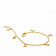 Malabar 22 KT Gold Studded Charms Bracelet BRDZSKY102