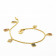 Malabar 22 KT Gold Studded Charms Bracelet BRDZSKY105