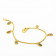Malabar 22 KT Gold Studded Charms Bracelet BRDZSKY109