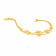 Malabar 22 KT Gold Studded Loose Bracelet BRGEZNCBRGT069