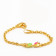 Starlet 22 KT Gold Studded Bracelet For Kids BRKDDZSG011