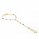 Malabar 22 KT Gold Studded Loose Bracelet BRNOSA0366