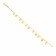 Malabar 22 KT Gold Studded Charms Bracelet BRNOSA0376