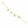 Malabar 22 KT Gold Studded Bracelet For Kids BRNOSA0387