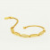 Malabar 22 KT Gold Studded Loose Bracelet BRSKNS1621B