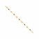 Precia Gemstone Studded Loose Gold Bracelet BRSNGGM013