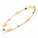 Precia Gemstone Studded Loose Gold Bracelet BRSNGGM013