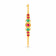 Precia Gemstone Studded Oval Gold Bangle Set BSAPRGNJDOVA006