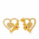 Era Uncut Diamond Studded Drops Gold Earring C5UTK