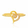 Era Uncut Diamond Studded Casual Gold Ring C5UZB