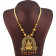 Divine 22 KT Gold Studded Semi Long Necklace CNIAAAAFJXTP