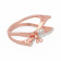 Malabar 18 KT Rose Gold Studded Casual Ring DZLR2075DZ