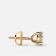 Mine Solitaire Yellow Gold Earring Mount E-551162RY