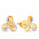 Mine Diamond Studded Studs Gold Earring E151464