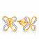 Mine Diamond Studded Studs Gold Earring E651759