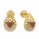 Malabar 22 KT Gold Studded Earring ECERMF1003