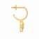 Malabar 22 KT Gold Studded Earring ECERSGDZ011