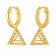 Malabar 22 KT Gold Studded Clip-On Earring ECERSGDZ014